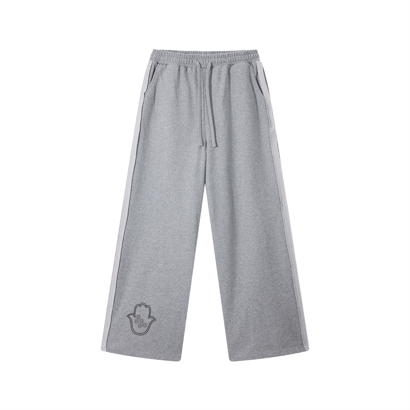 Unisex Contrasted Taped Sweatpants