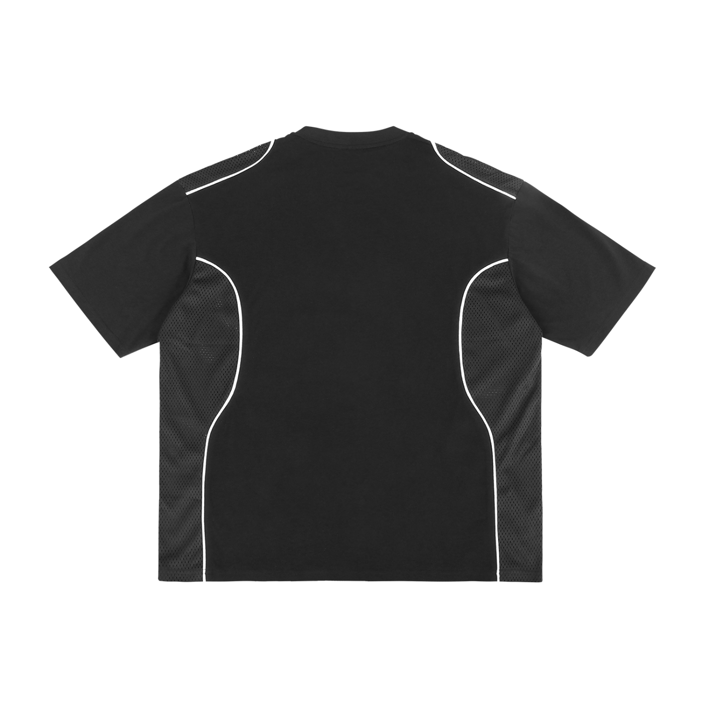 Unisex Dark Piped Panel T-Shirt