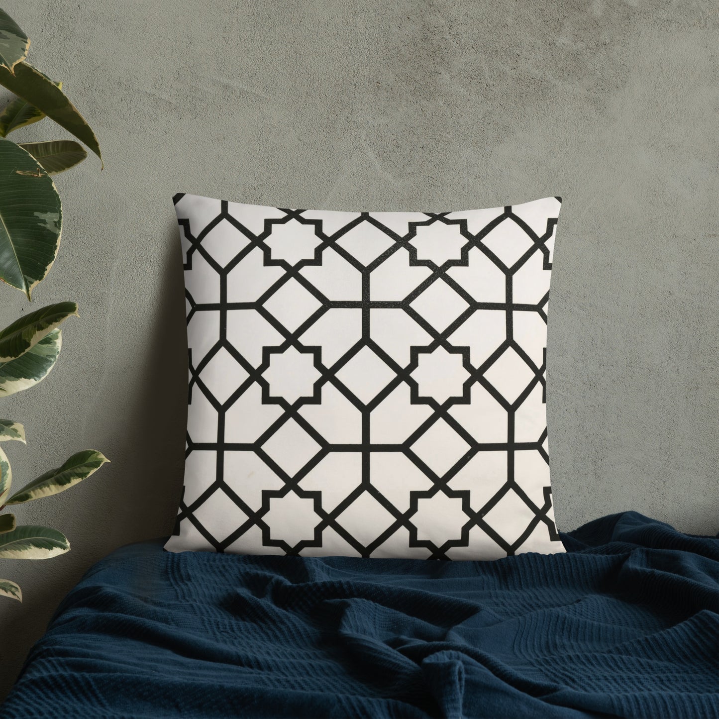 Black & Beige Pillow