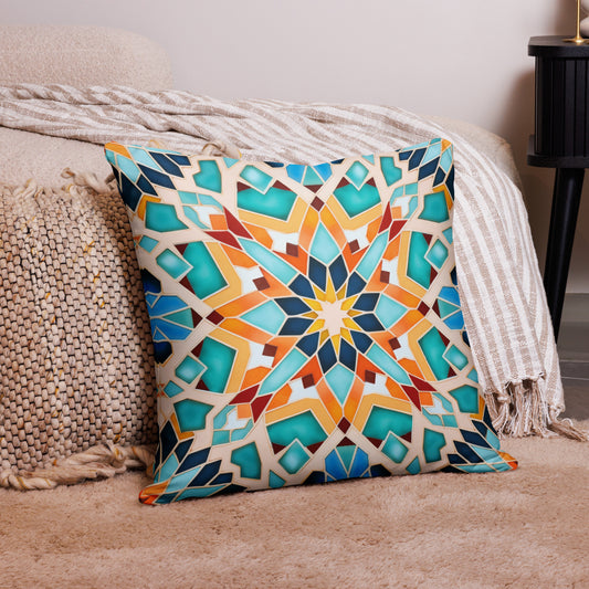 Blue Colorful Pillow