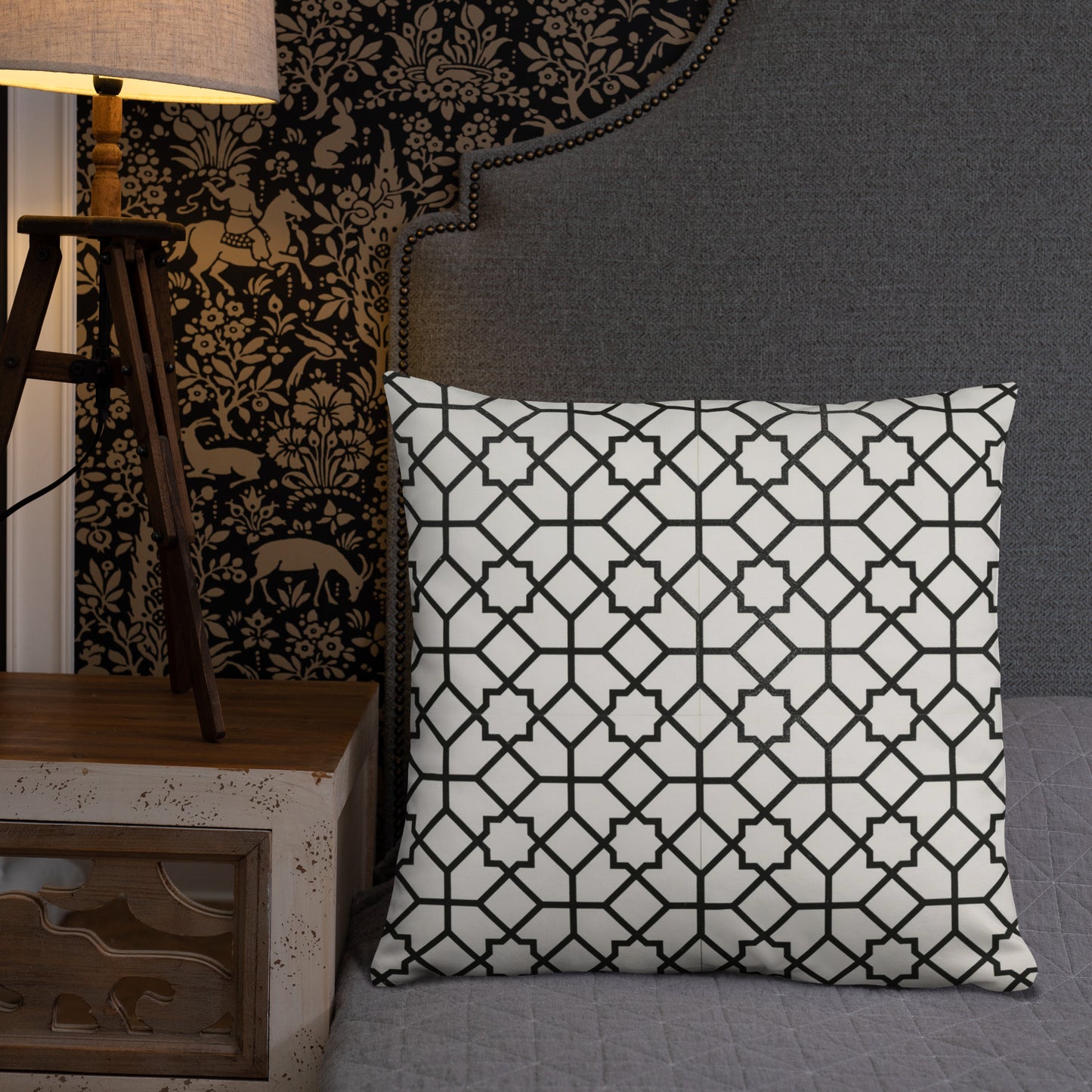 Black & Beige Pillow