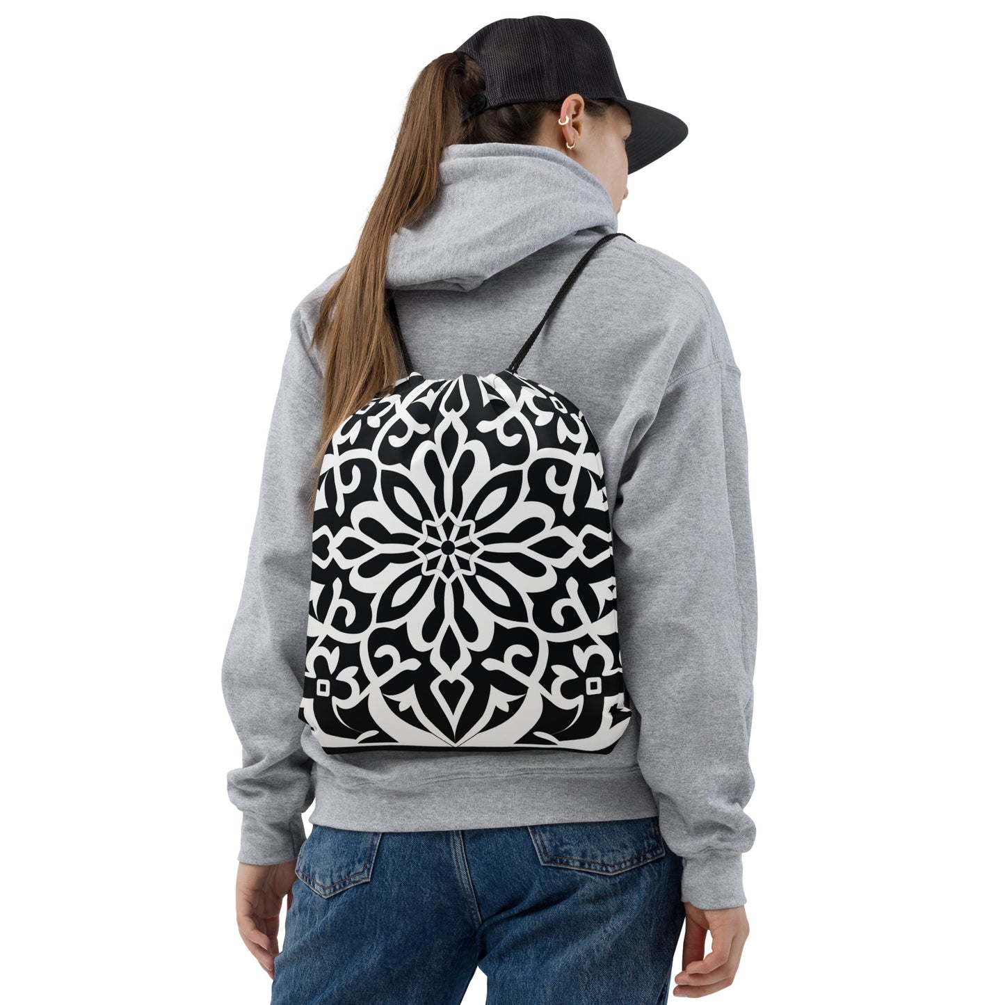 Black & White Drawstring