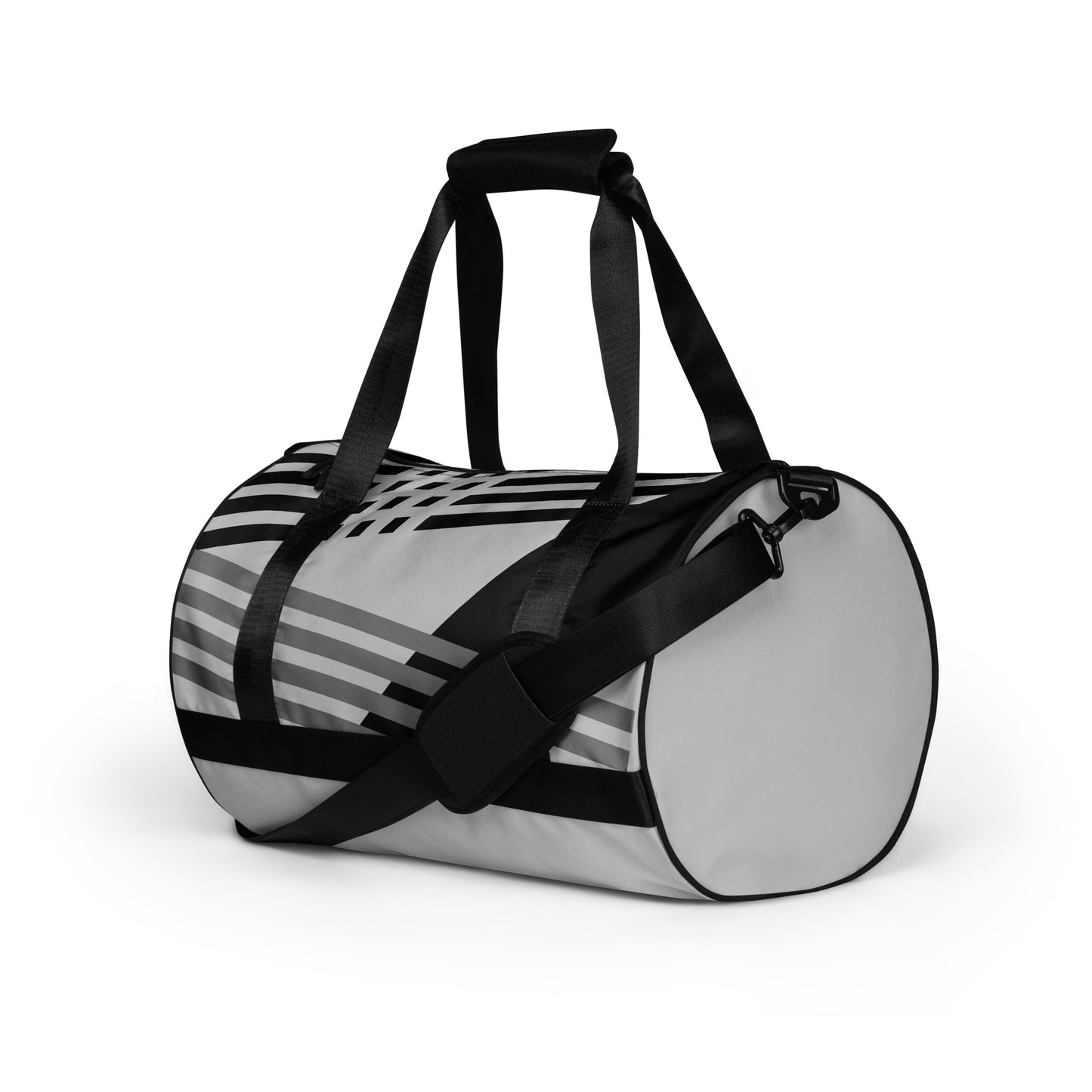 Gray & Black Duffle