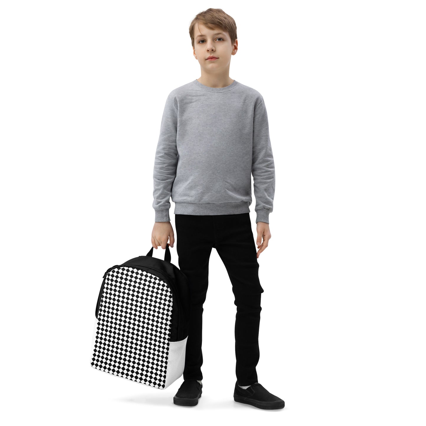 Black & White Minimalist Backpack