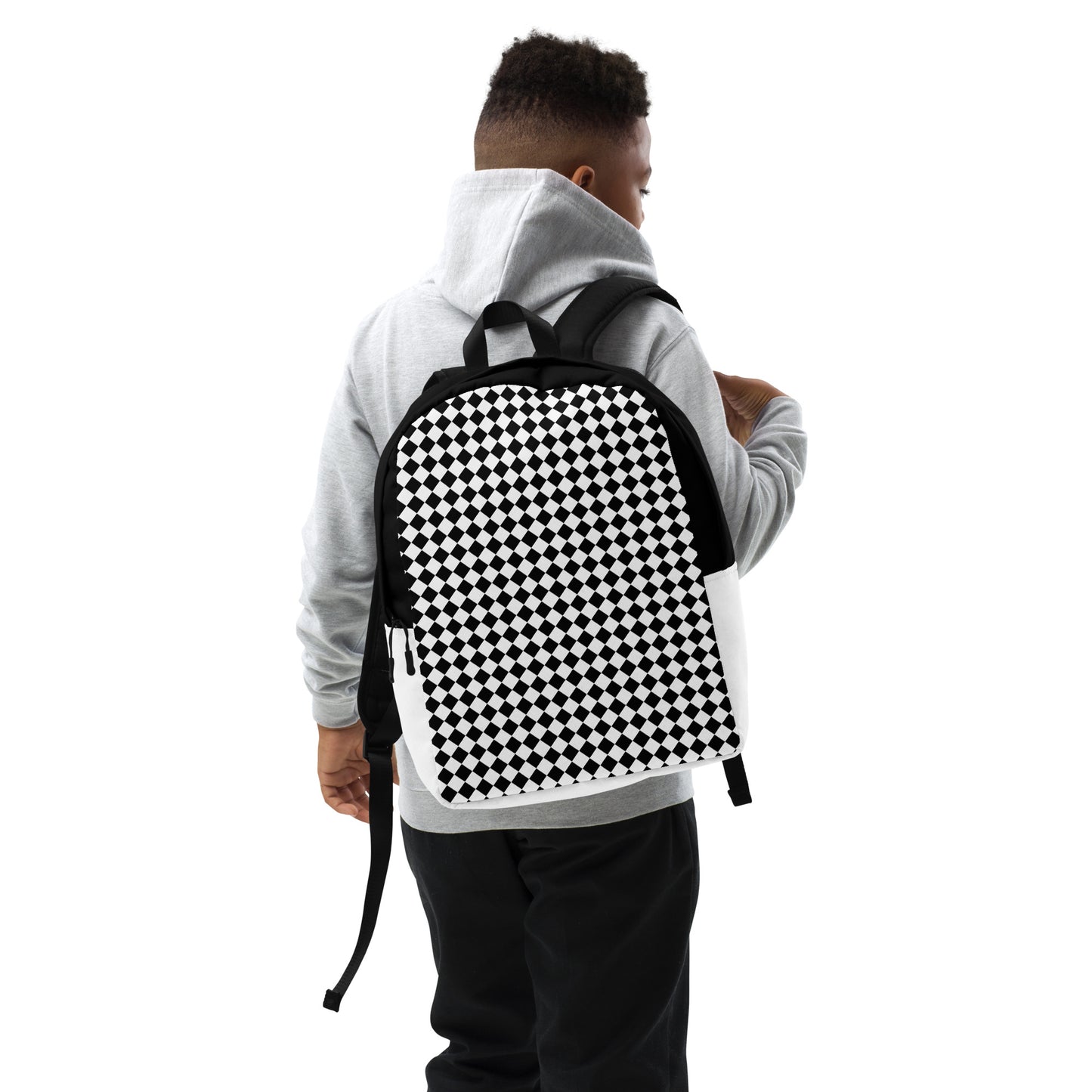 Black & White Minimalist Backpack