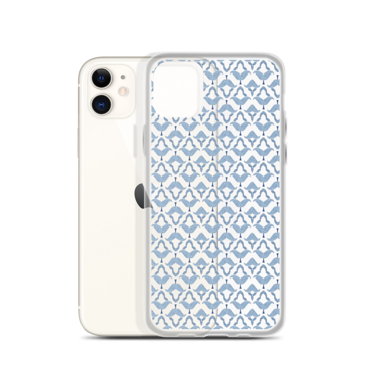 Blue Mosaic Clear Case for iPhone®