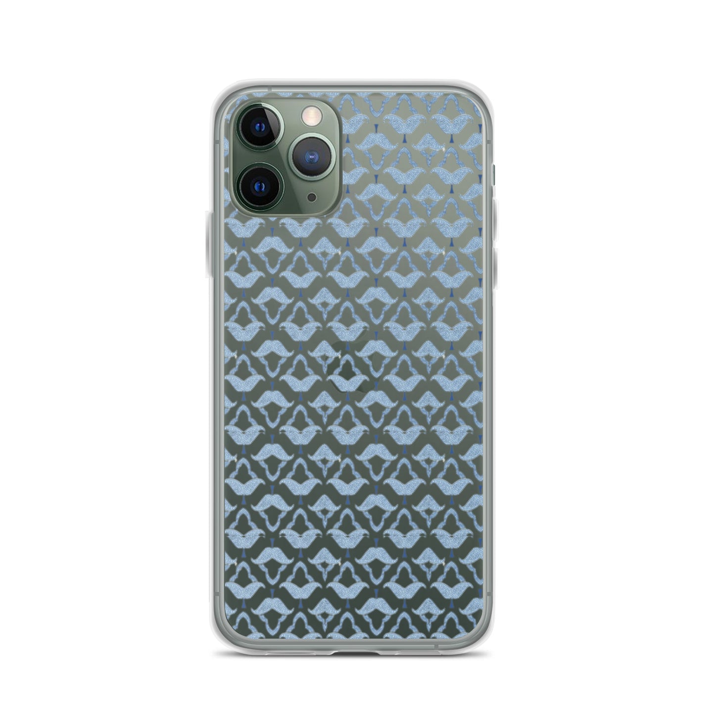 Blue Mosaic Clear Case for iPhone®