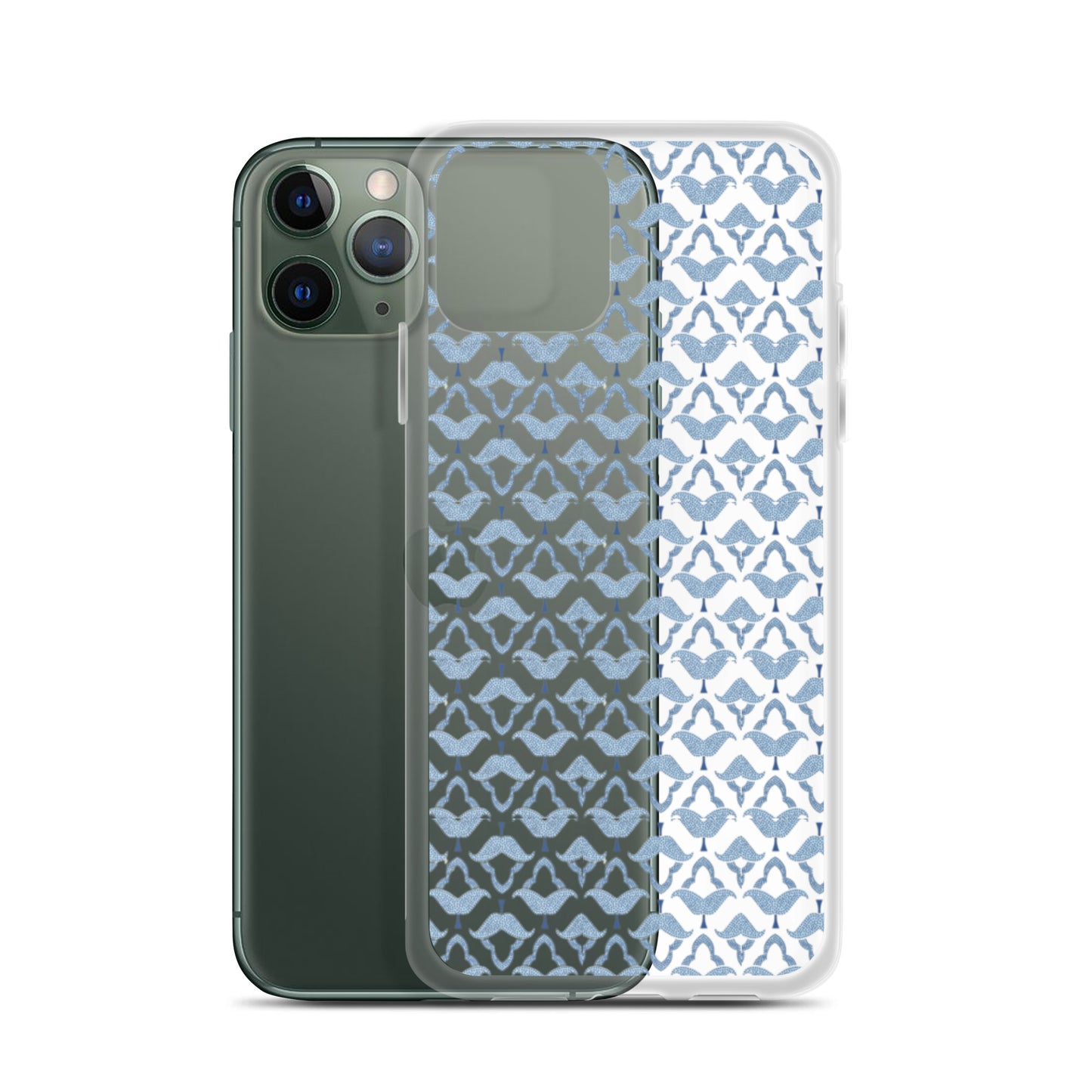 Blue Mosaic Clear Case for iPhone®