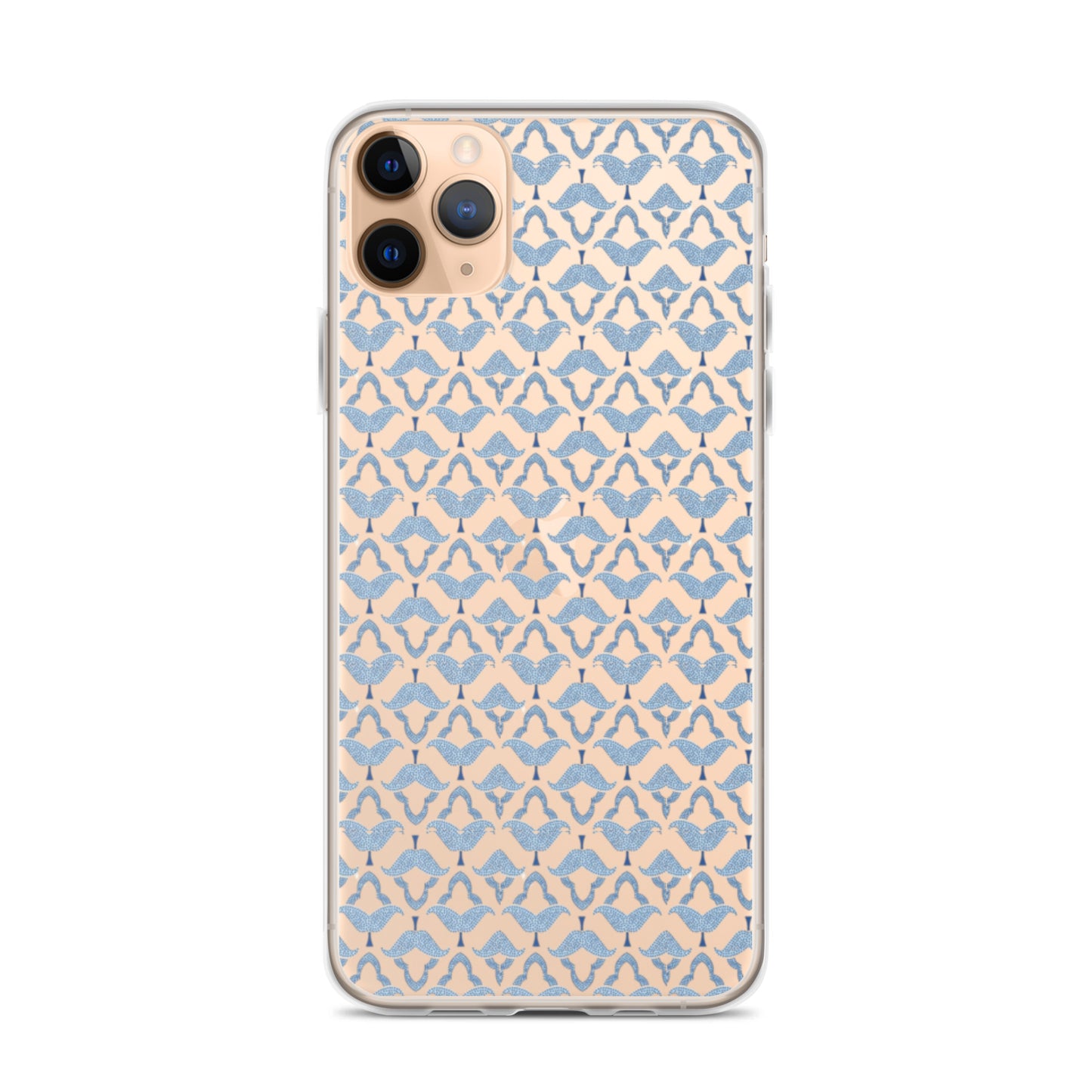 Blue Mosaic Clear Case for iPhone®