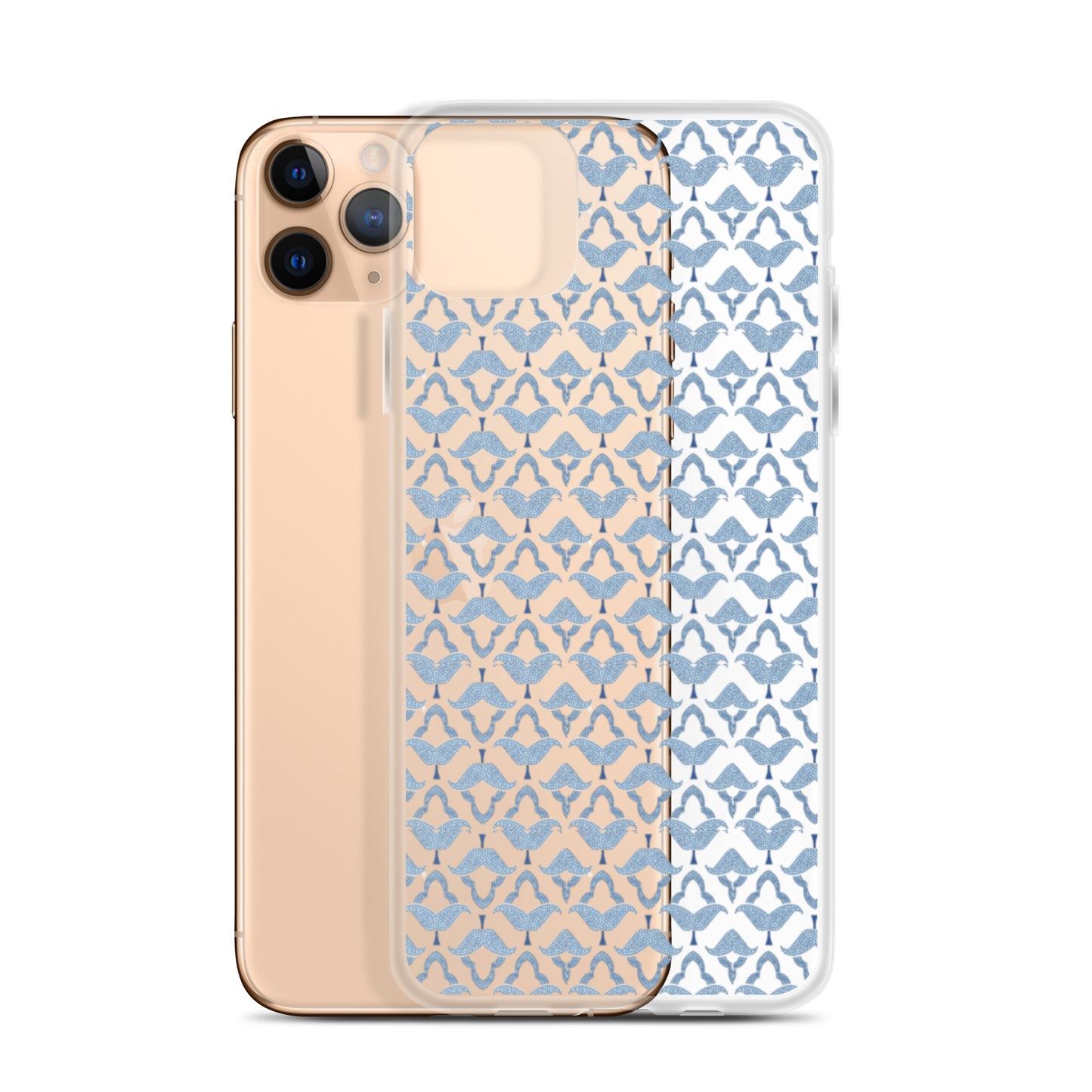 Blue Mosaic Clear Case for iPhone®