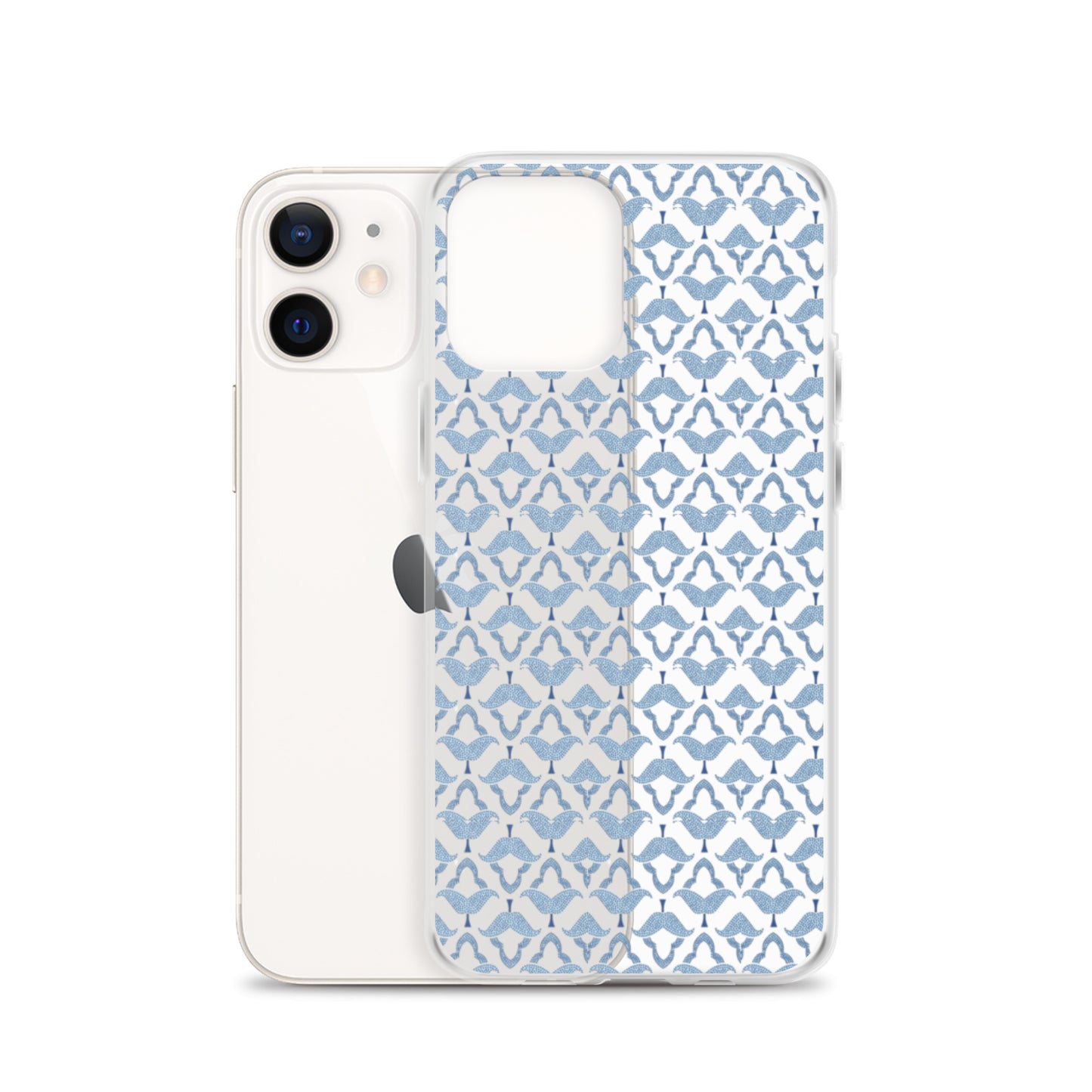 Blue Mosaic Clear Case for iPhone®