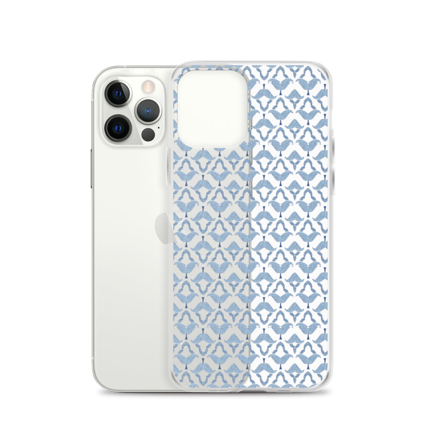 Blue Mosaic Clear Case for iPhone®