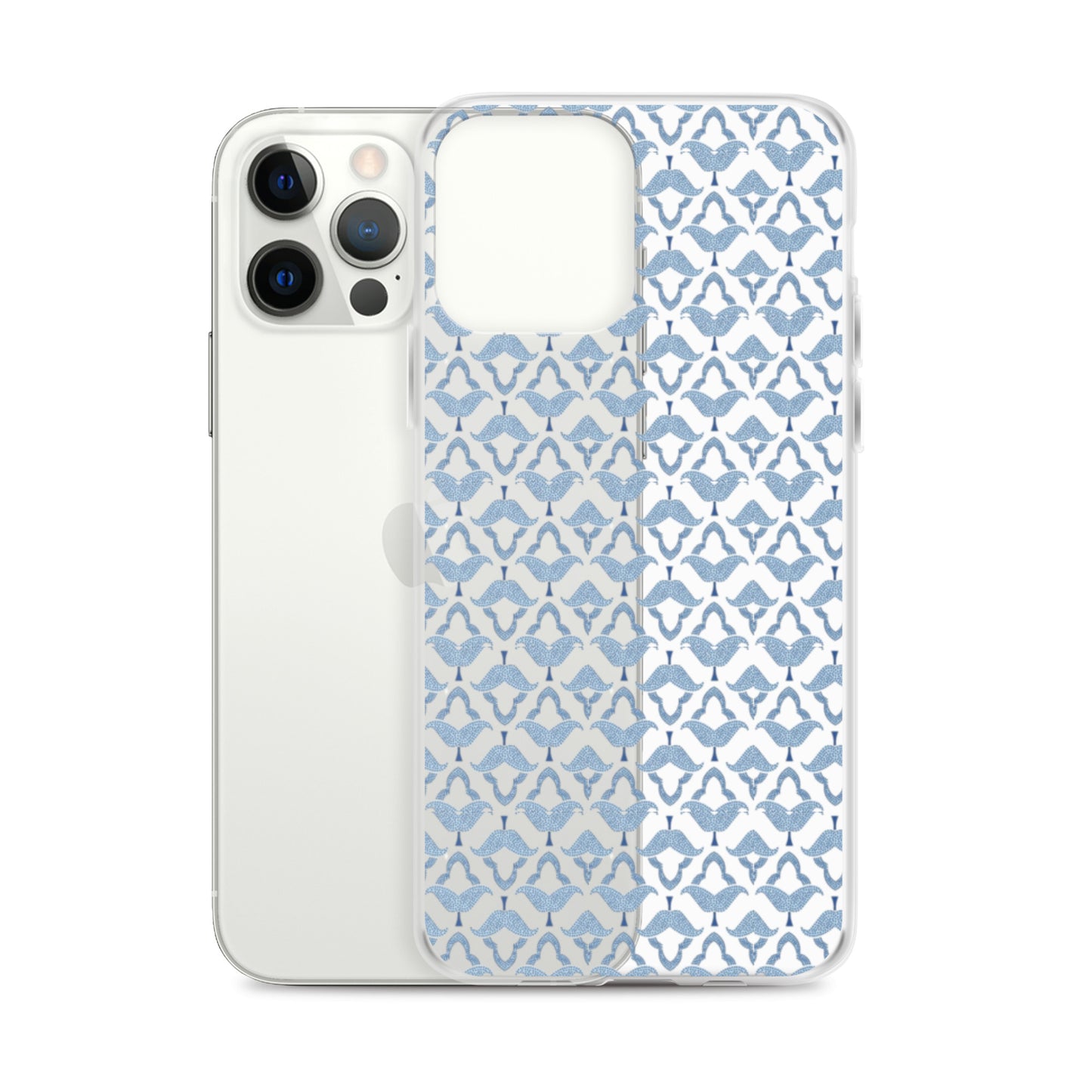 Blue Mosaic Clear Case for iPhone®