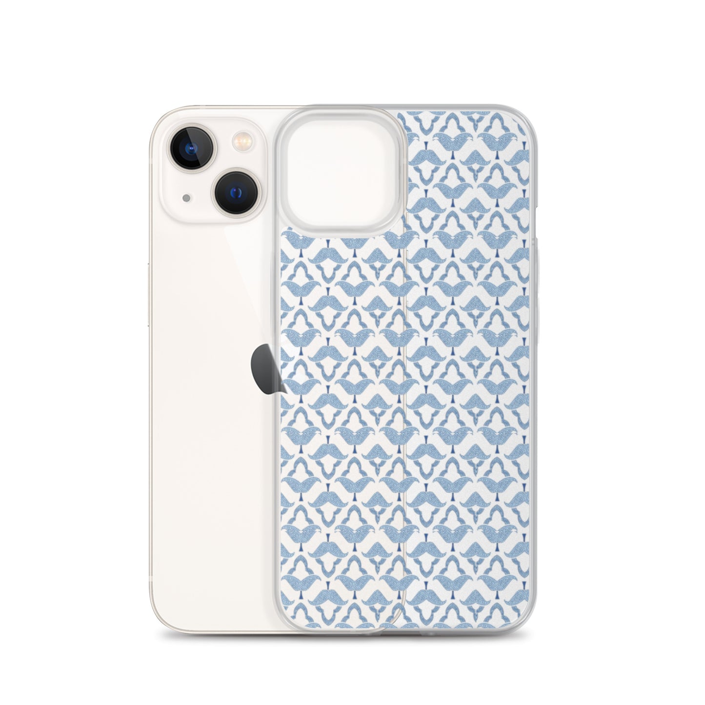 Blue Mosaic Clear Case for iPhone®