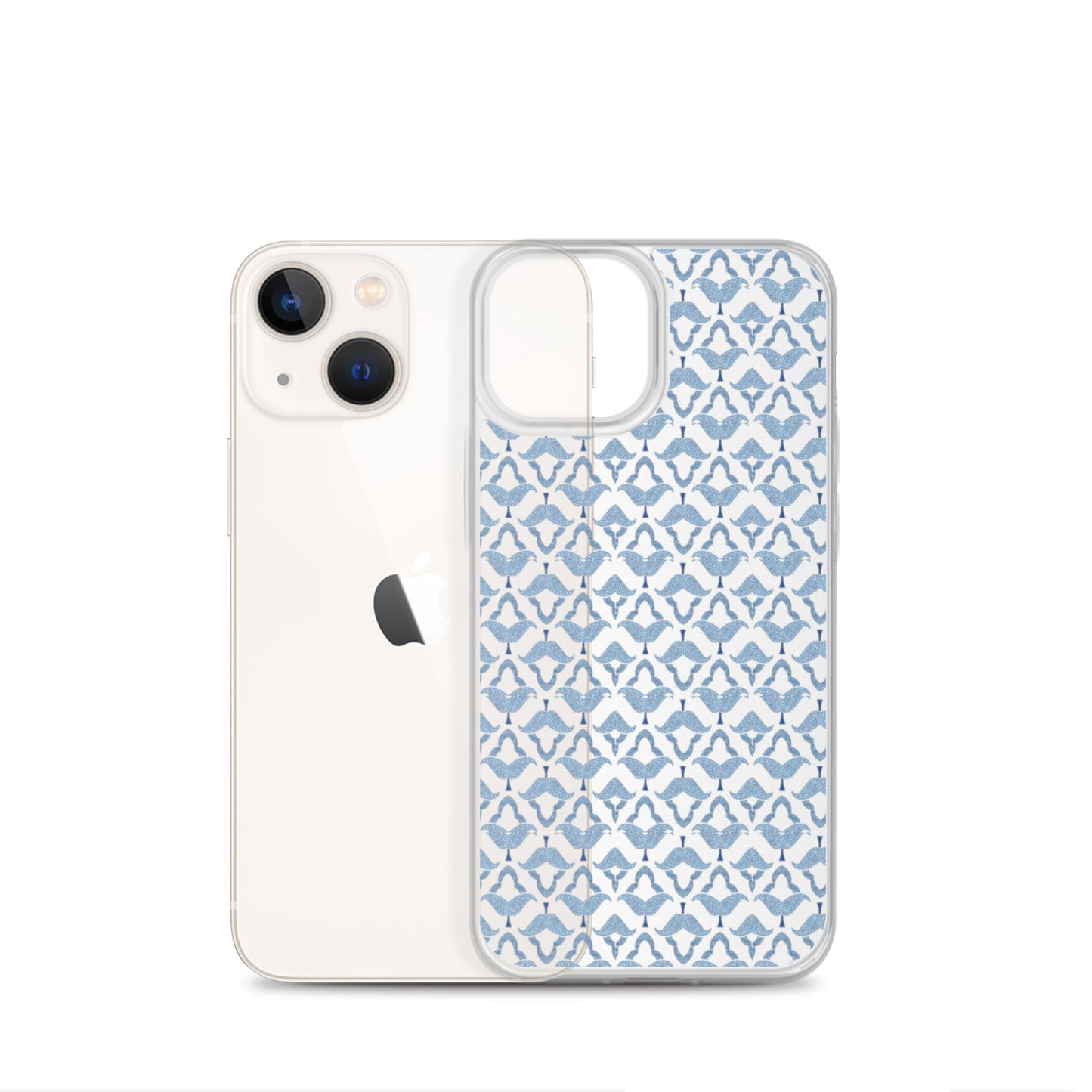 Blue Mosaic Clear Case for iPhone®