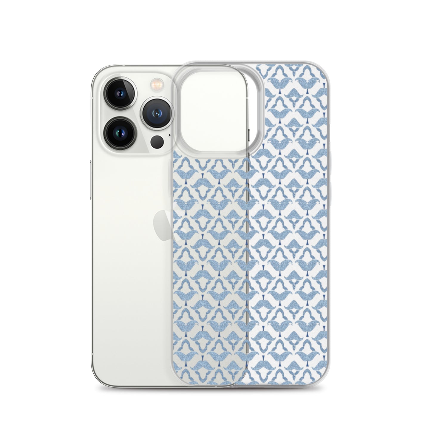 Blue Mosaic Clear Case for iPhone®