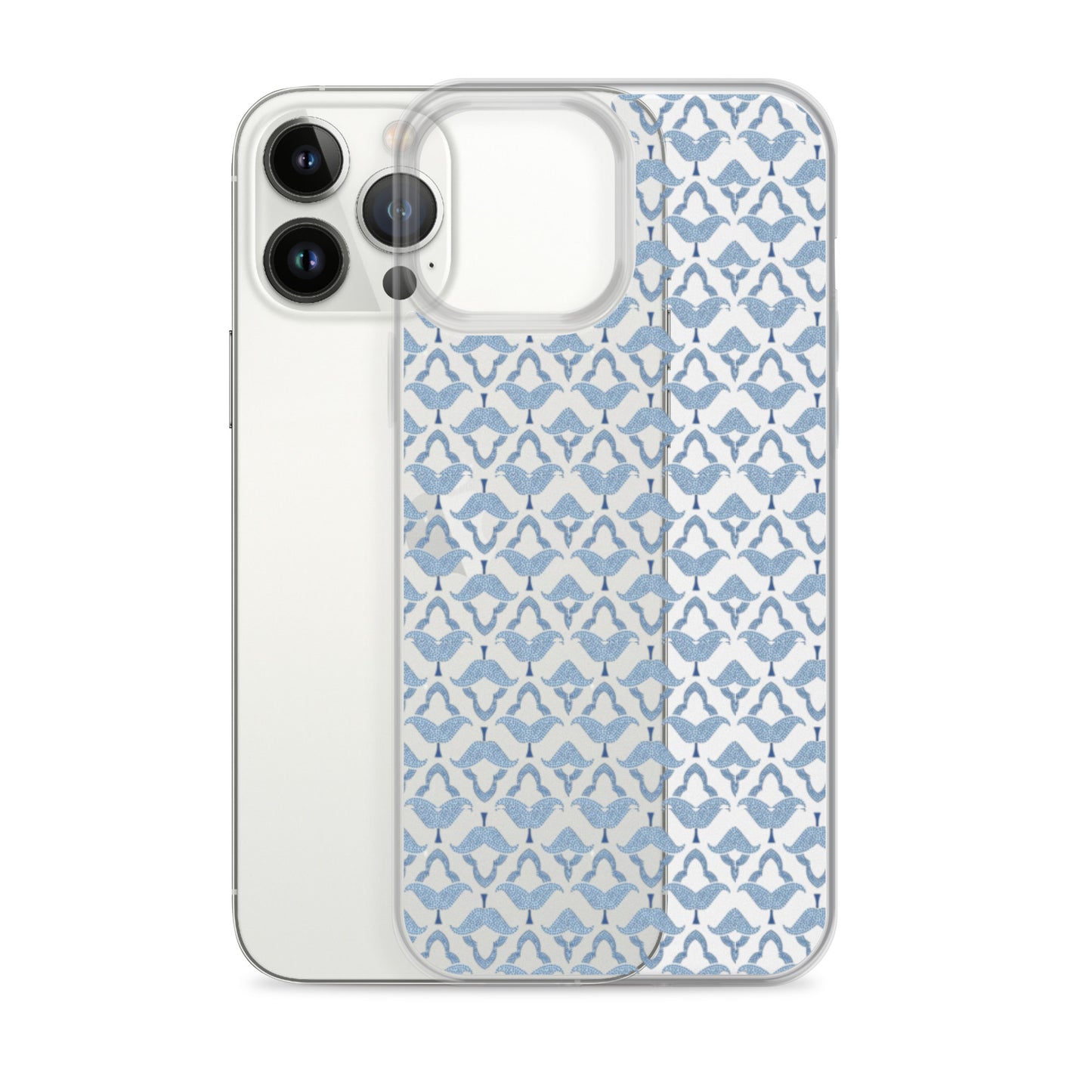 Blue Mosaic Clear Case for iPhone®