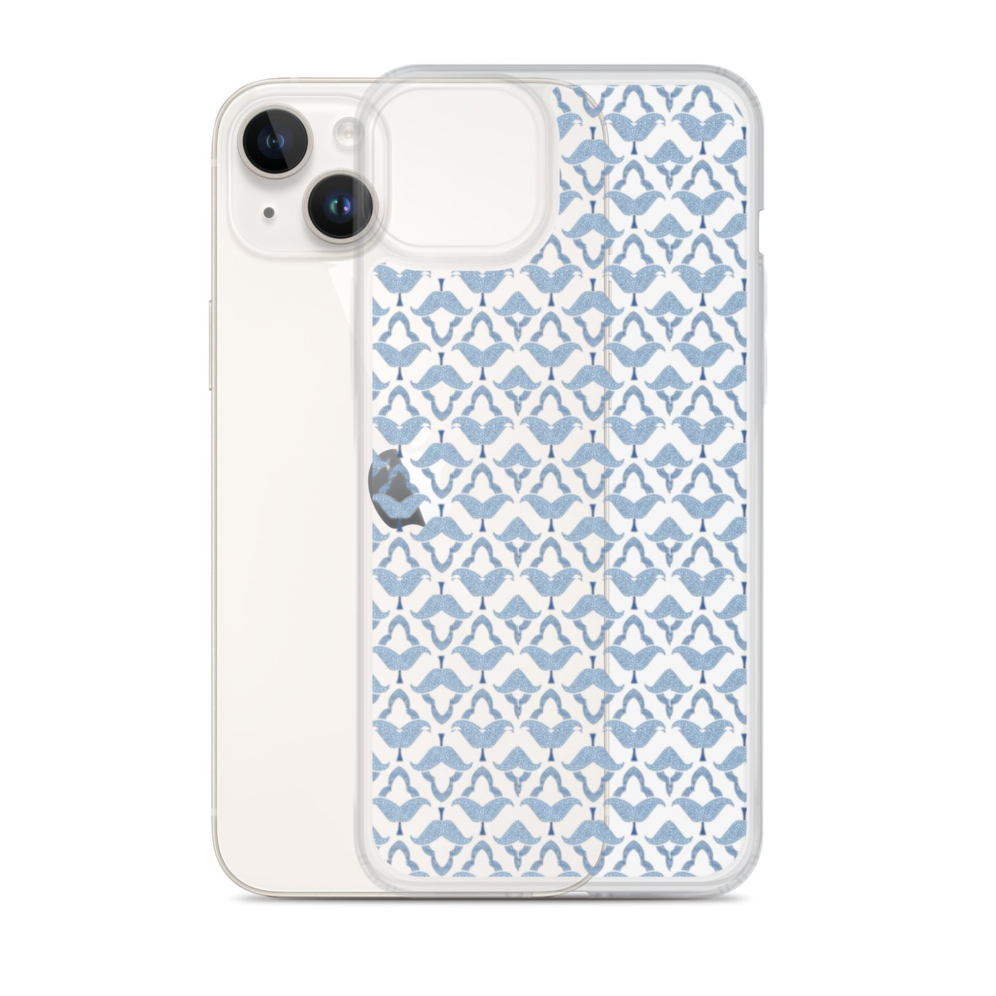 Blue Mosaic Clear Case for iPhone®