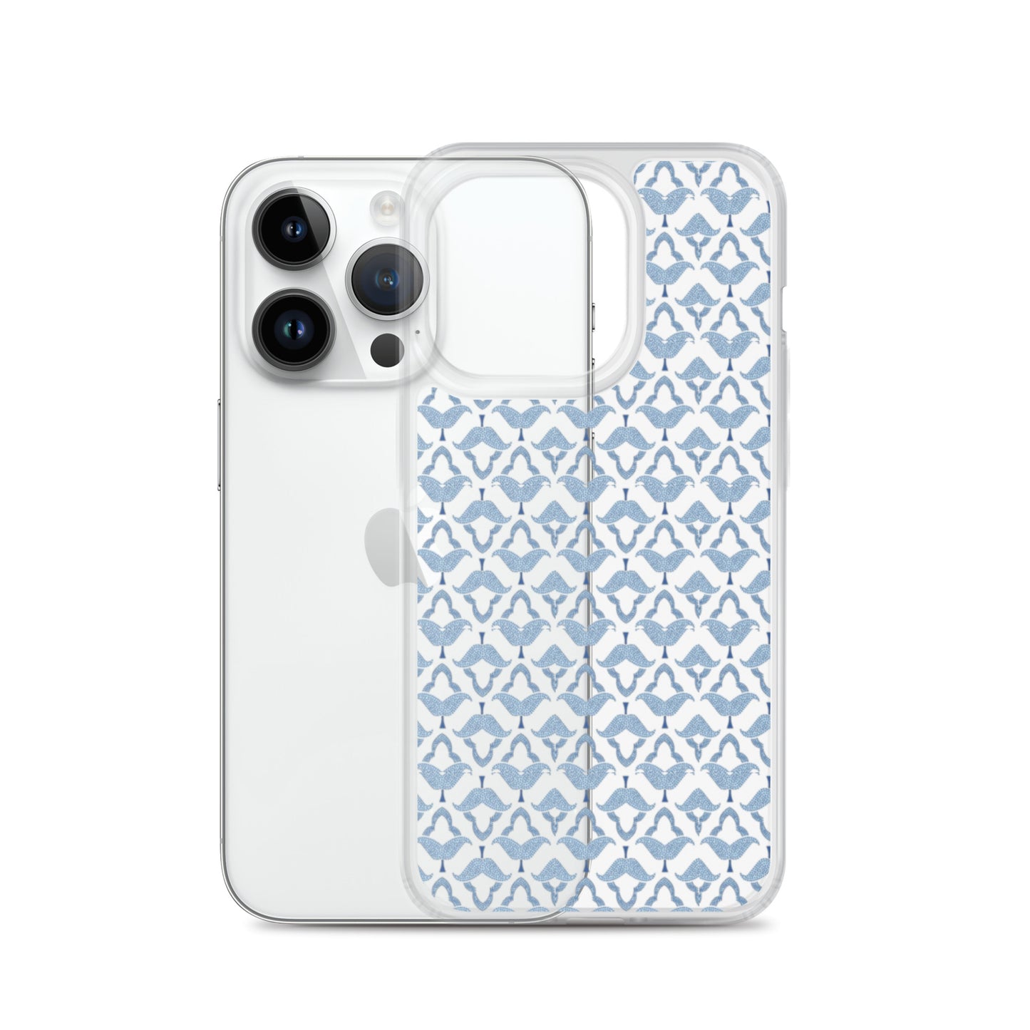 Blue Mosaic Clear Case for iPhone®