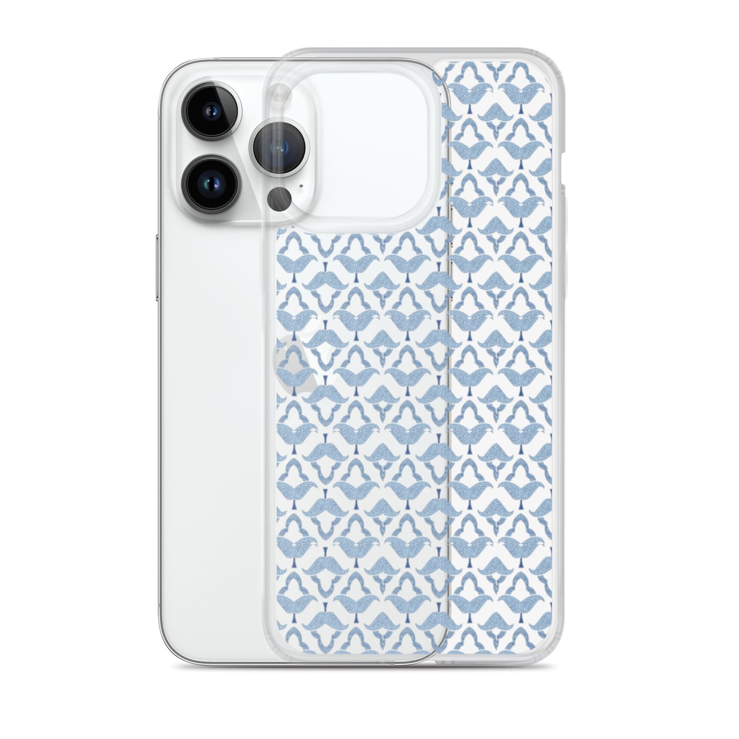 Blue Mosaic Clear Case for iPhone®