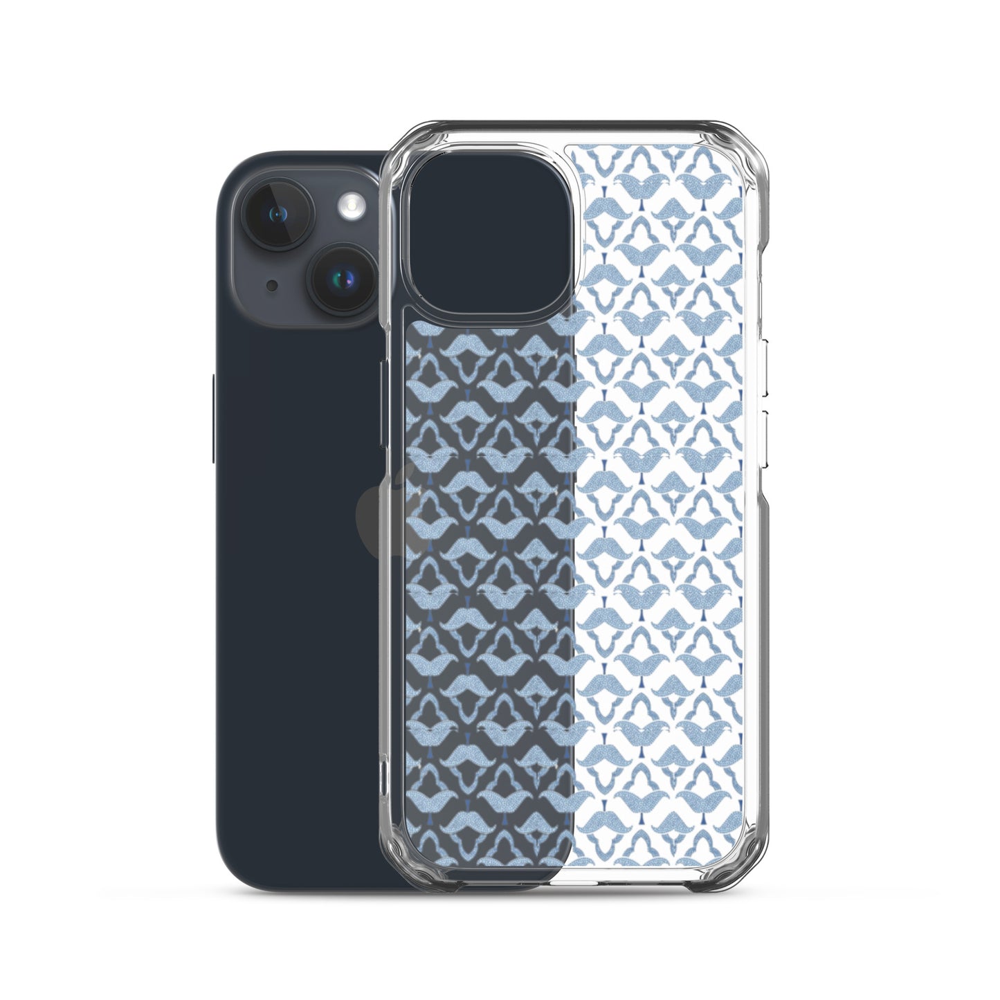 Blue Mosaic Clear Case for iPhone®