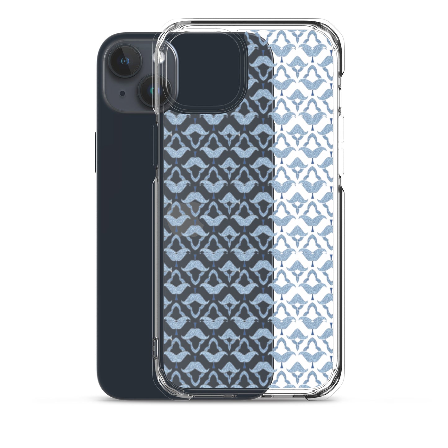 Blue Mosaic Clear Case for iPhone®