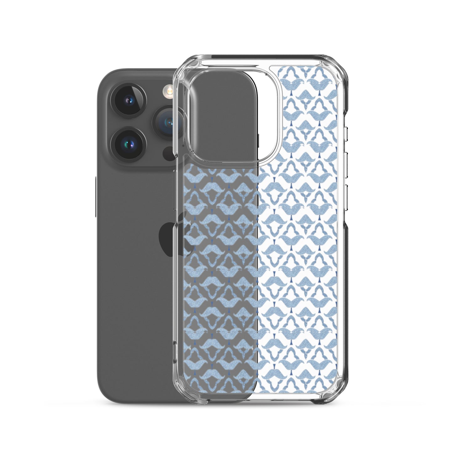 Blue Mosaic Clear Case for iPhone®