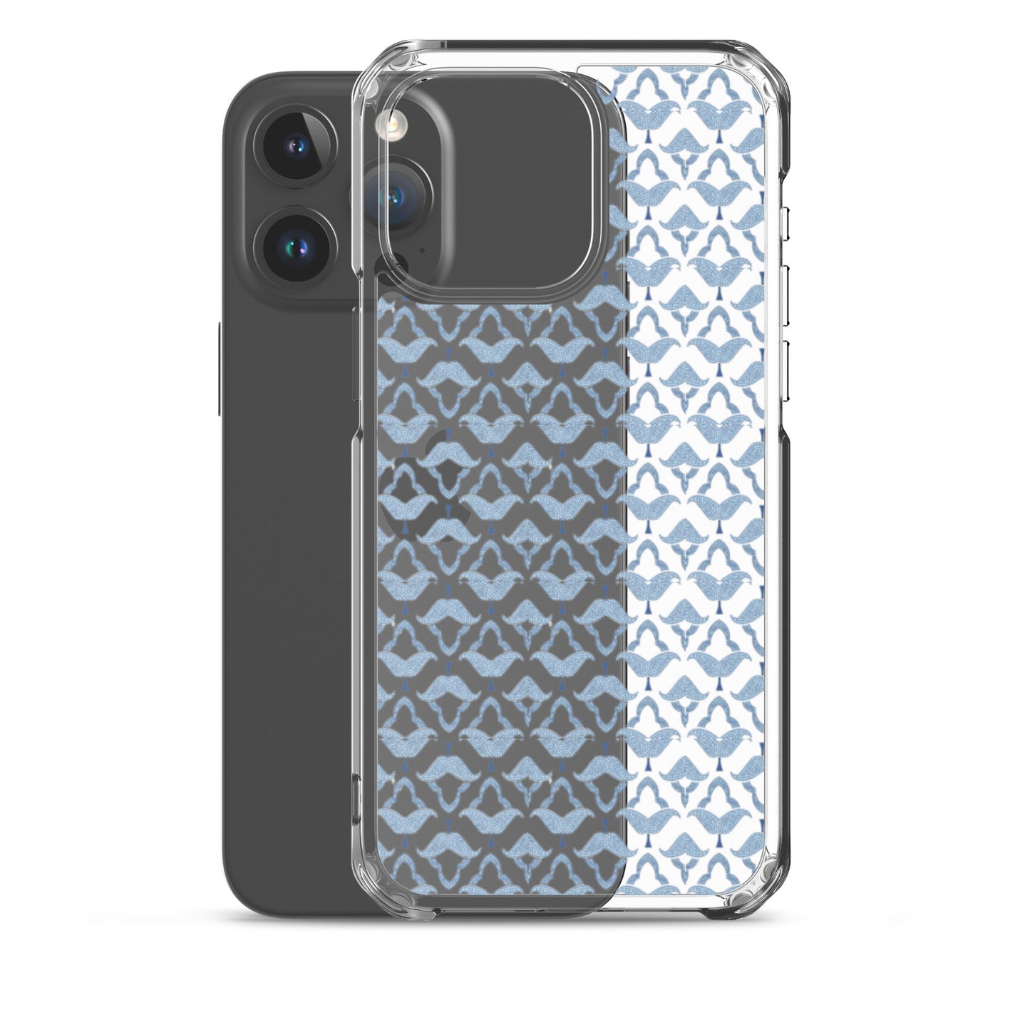 Blue Mosaic Clear Case for iPhone®