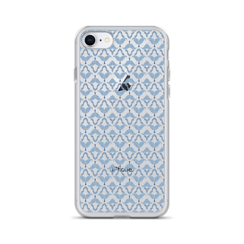 Blue Mosaic Clear Case for iPhone®