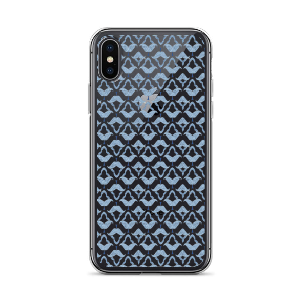 Blue Mosaic Clear Case for iPhone®