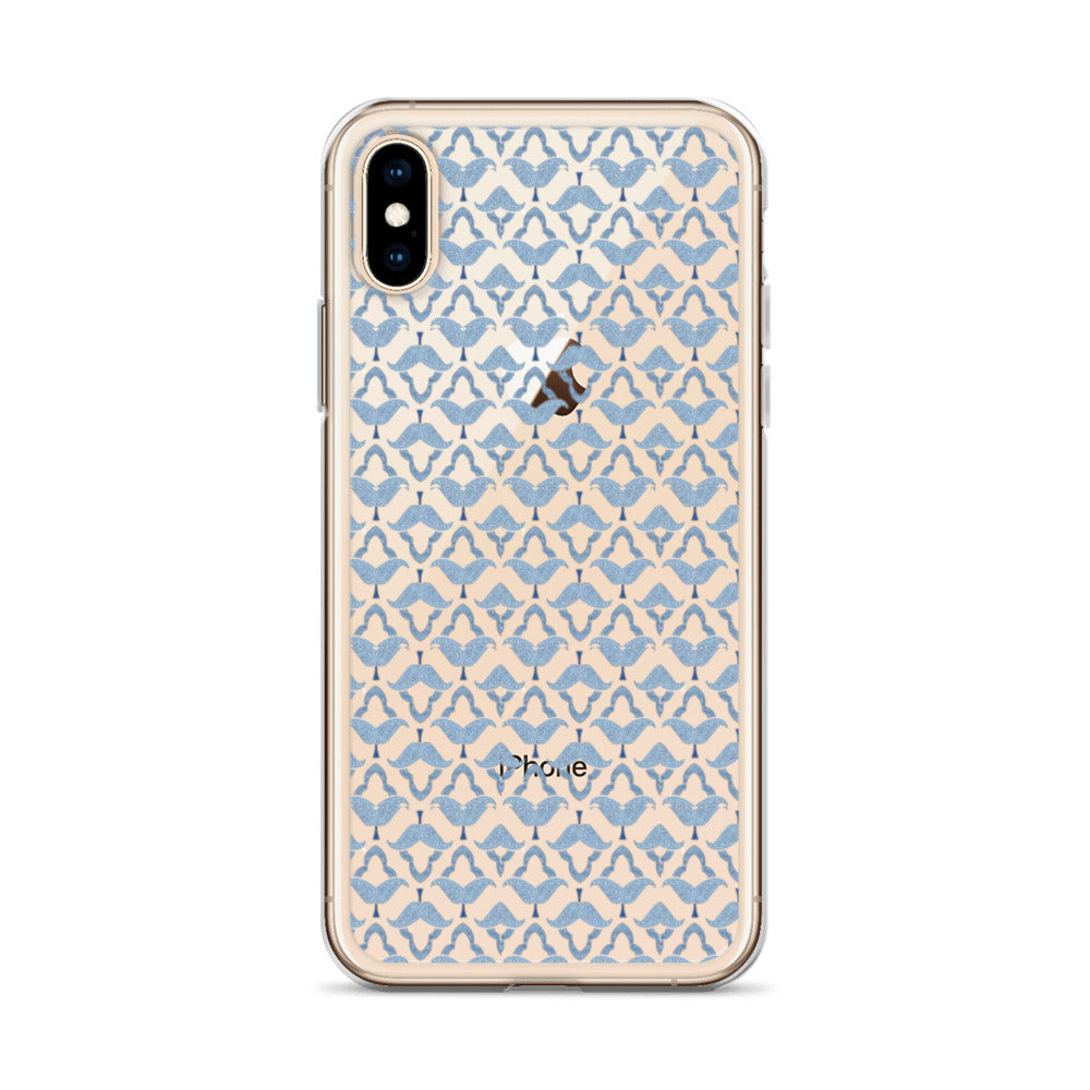 Blue Mosaic Clear Case for iPhone®