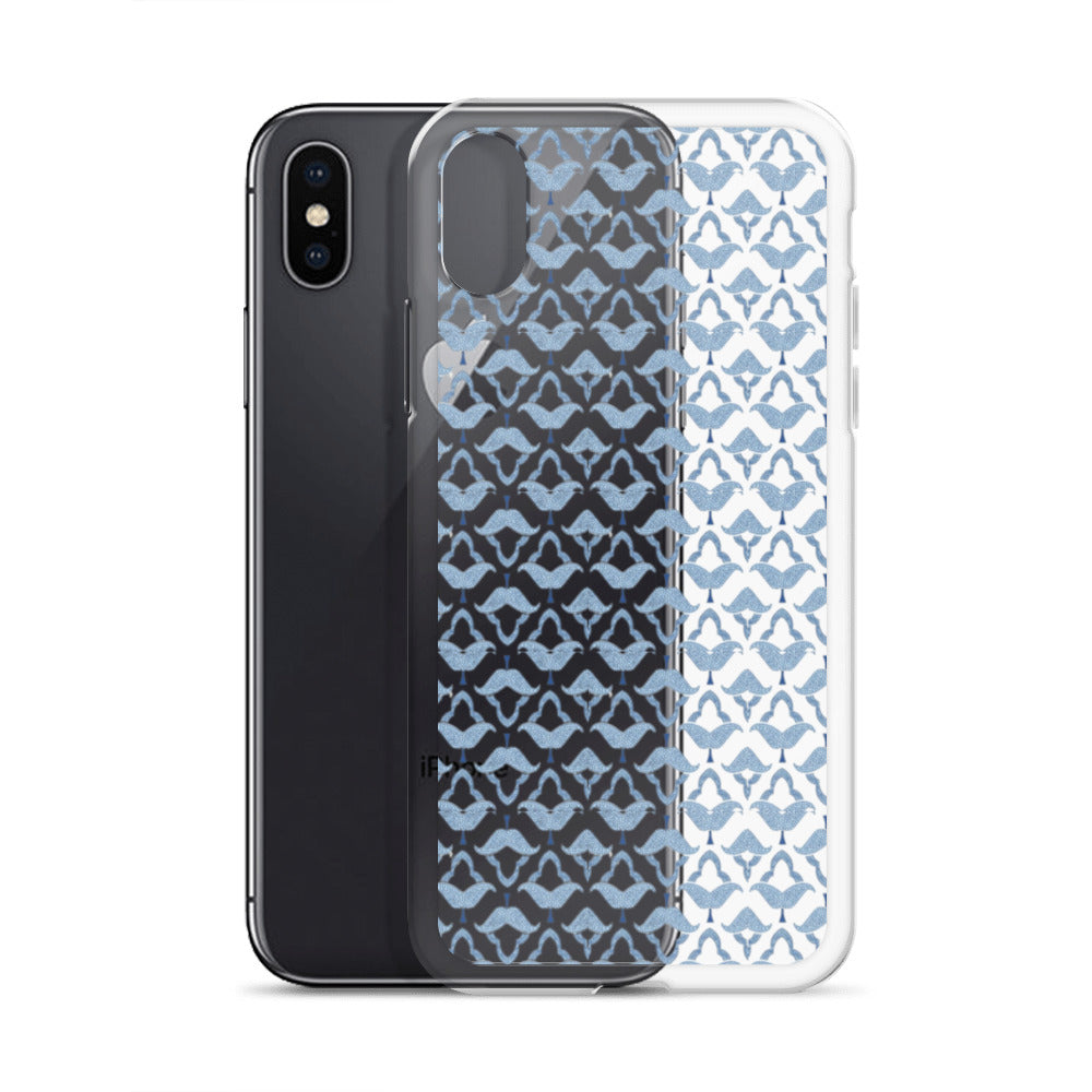 Blue Mosaic Clear Case for iPhone®