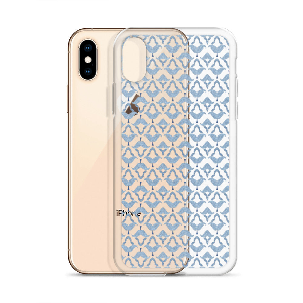 Blue Mosaic Clear Case for iPhone®