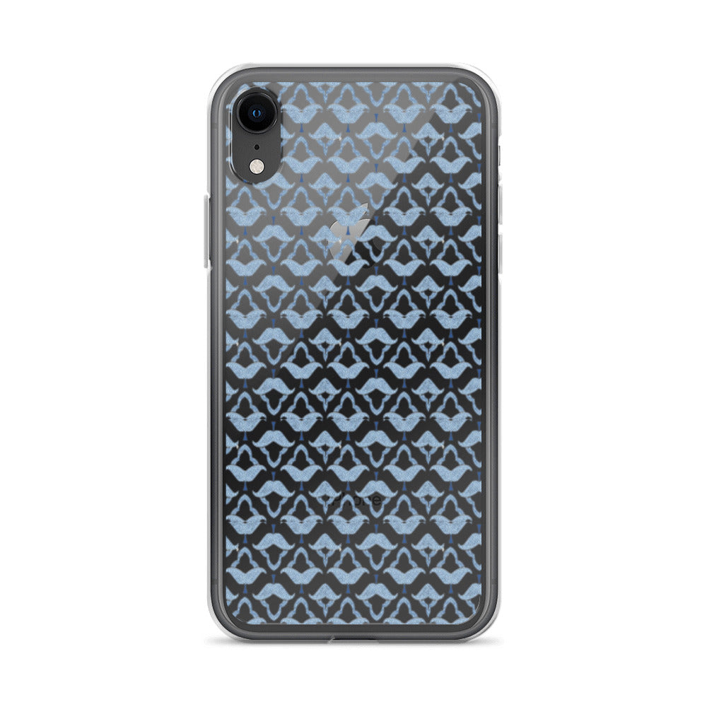 Blue Mosaic Clear Case for iPhone®