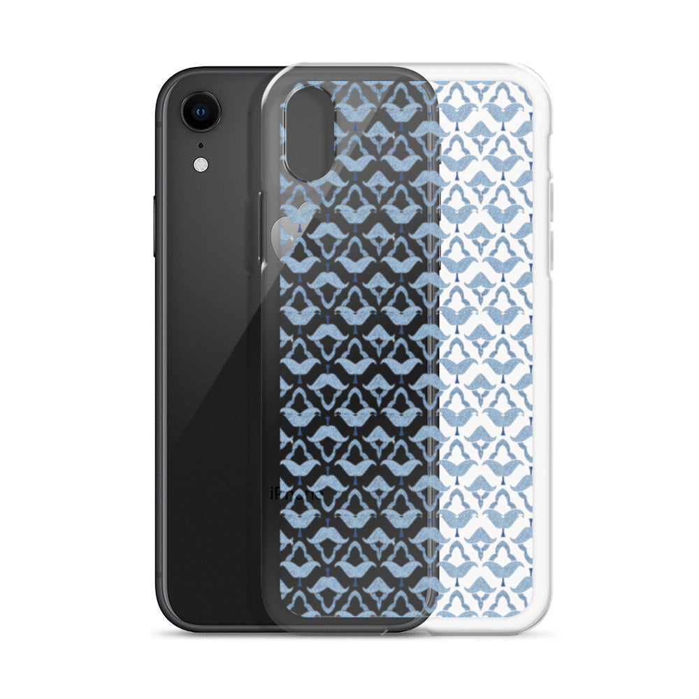 Blue Mosaic Clear Case for iPhone®