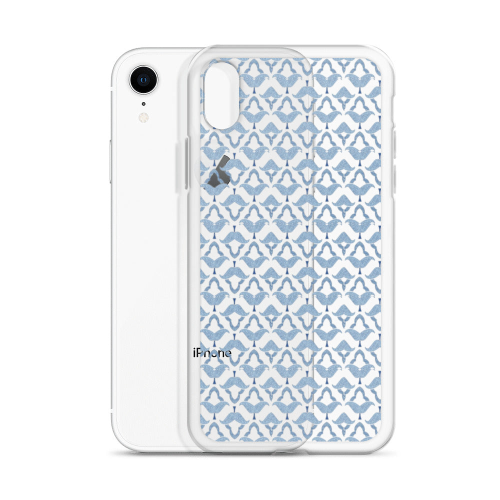 Blue Mosaic Clear Case for iPhone®