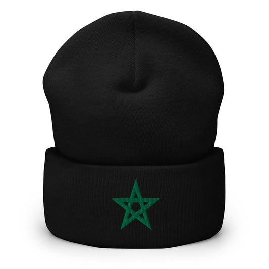 Moroccan Star Cuffed Beanie