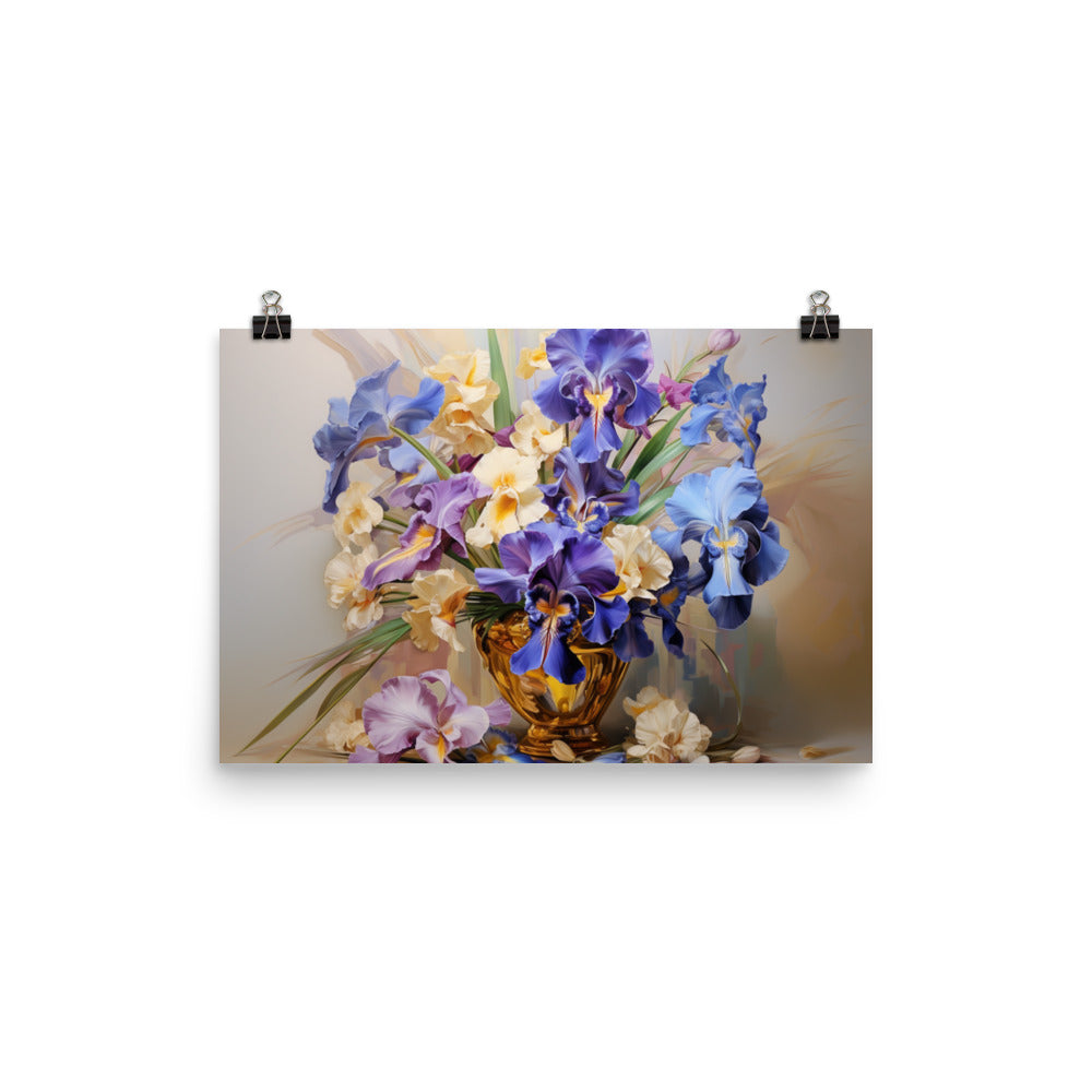 Violet Flowers Poster