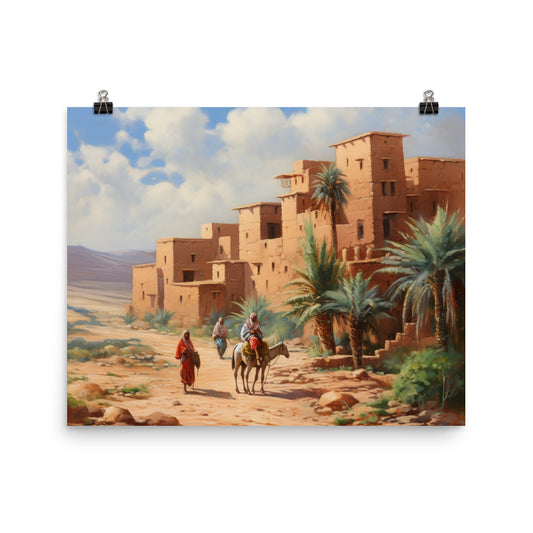 Moroccan Village Poster