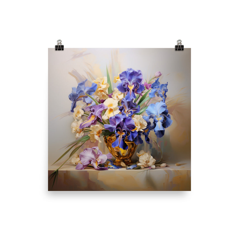 Violet Flowers Poster