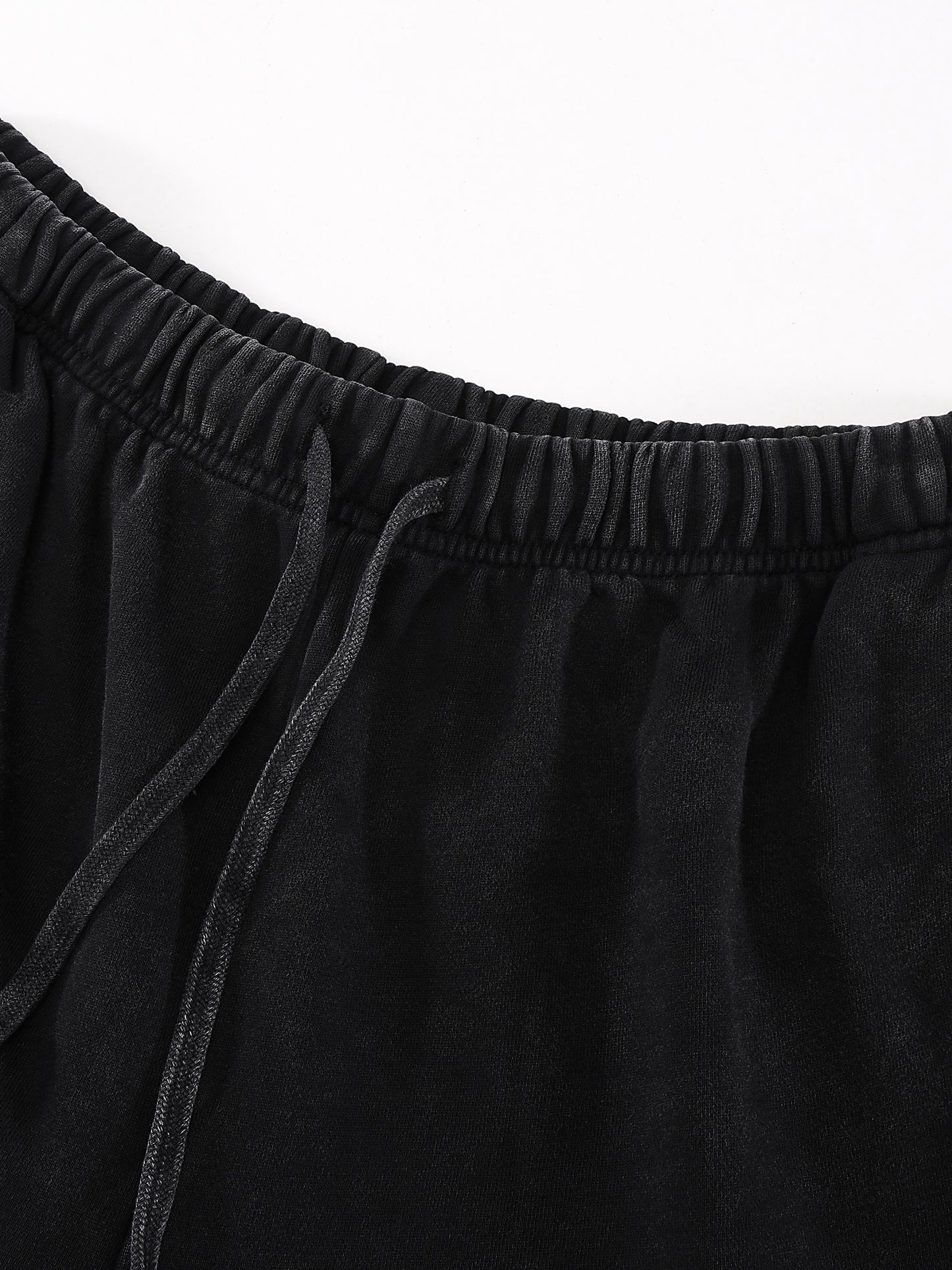 Men's Snow Washed Starred Shorts