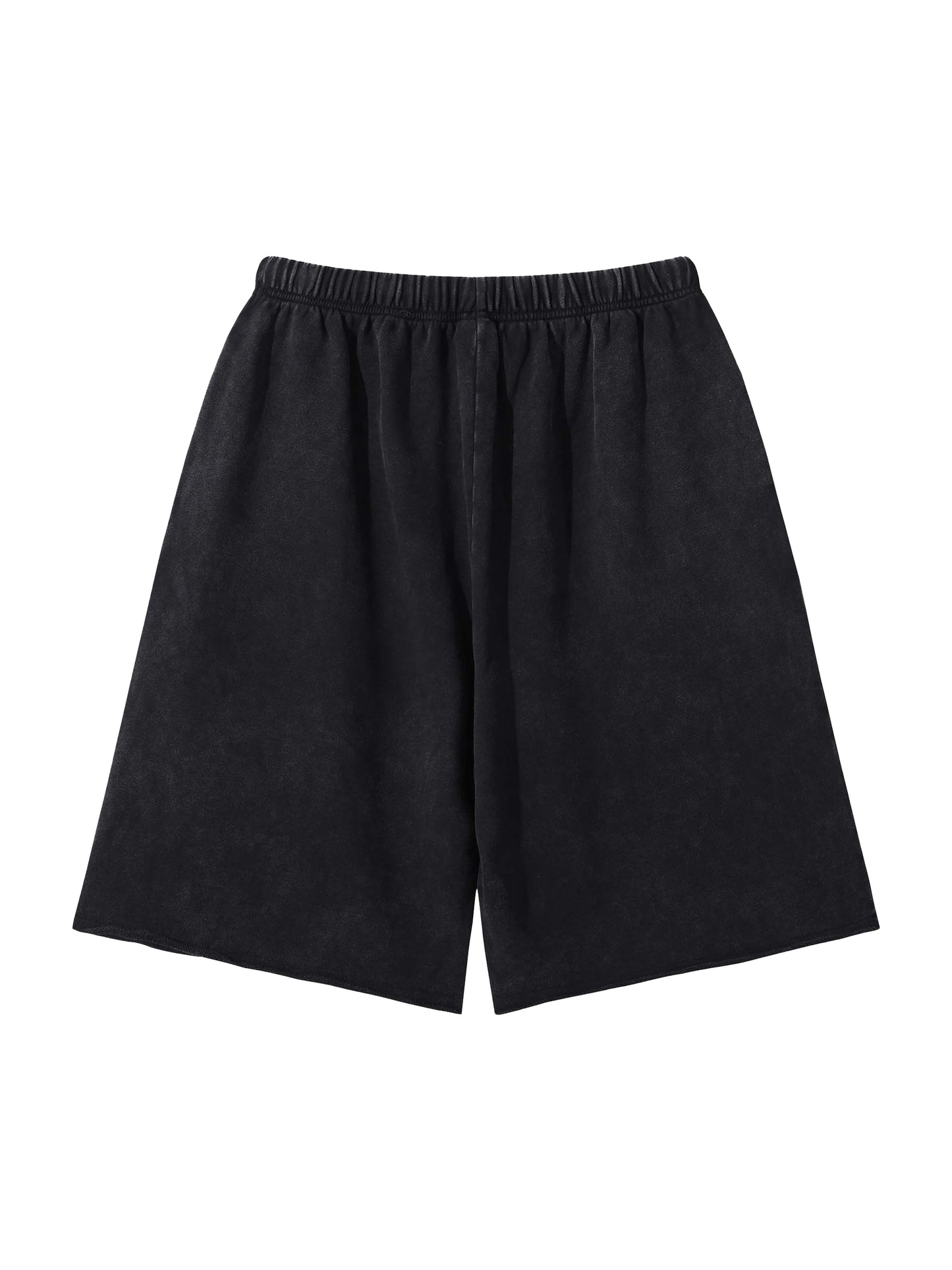 Men's Snow Washed Starred Shorts