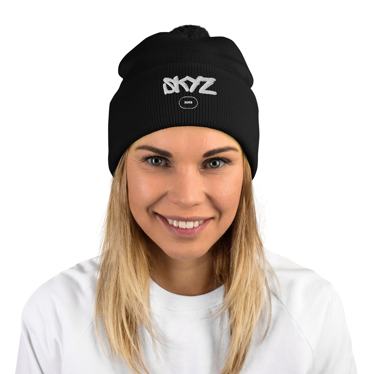 SkyzStyle Pom-Pom Beanie