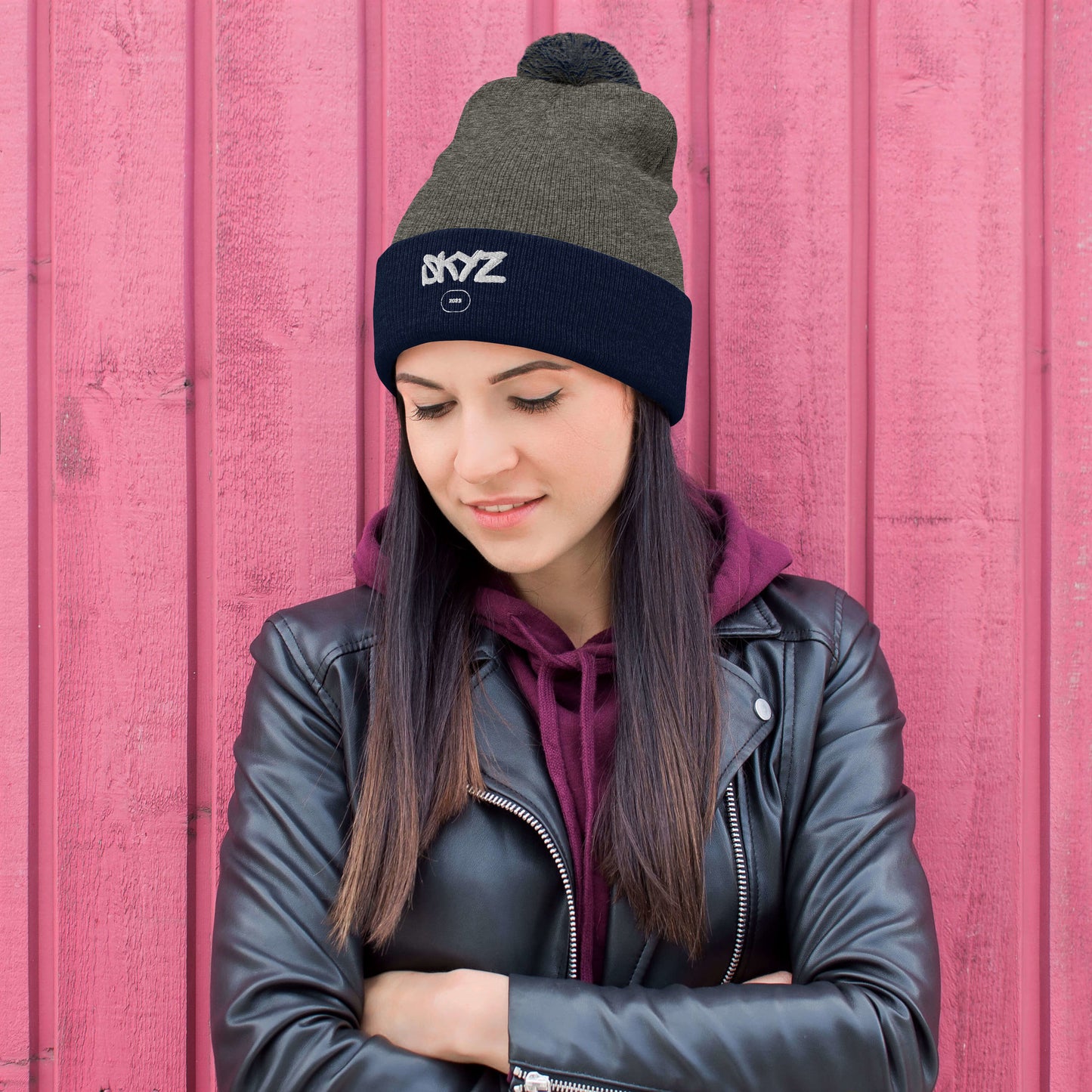 SkyzStyle Pom-Pom Beanie