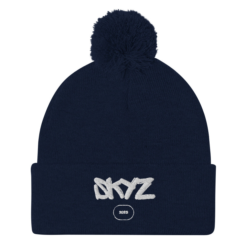 SkyzStyle Pom-Pom Beanie