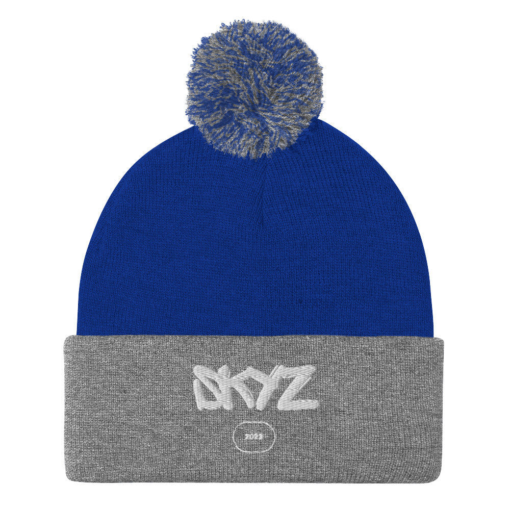 SkyzStyle Pom-Pom Beanie