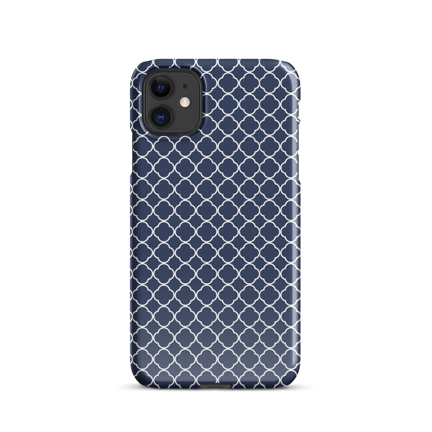 Navy Design Snap Case