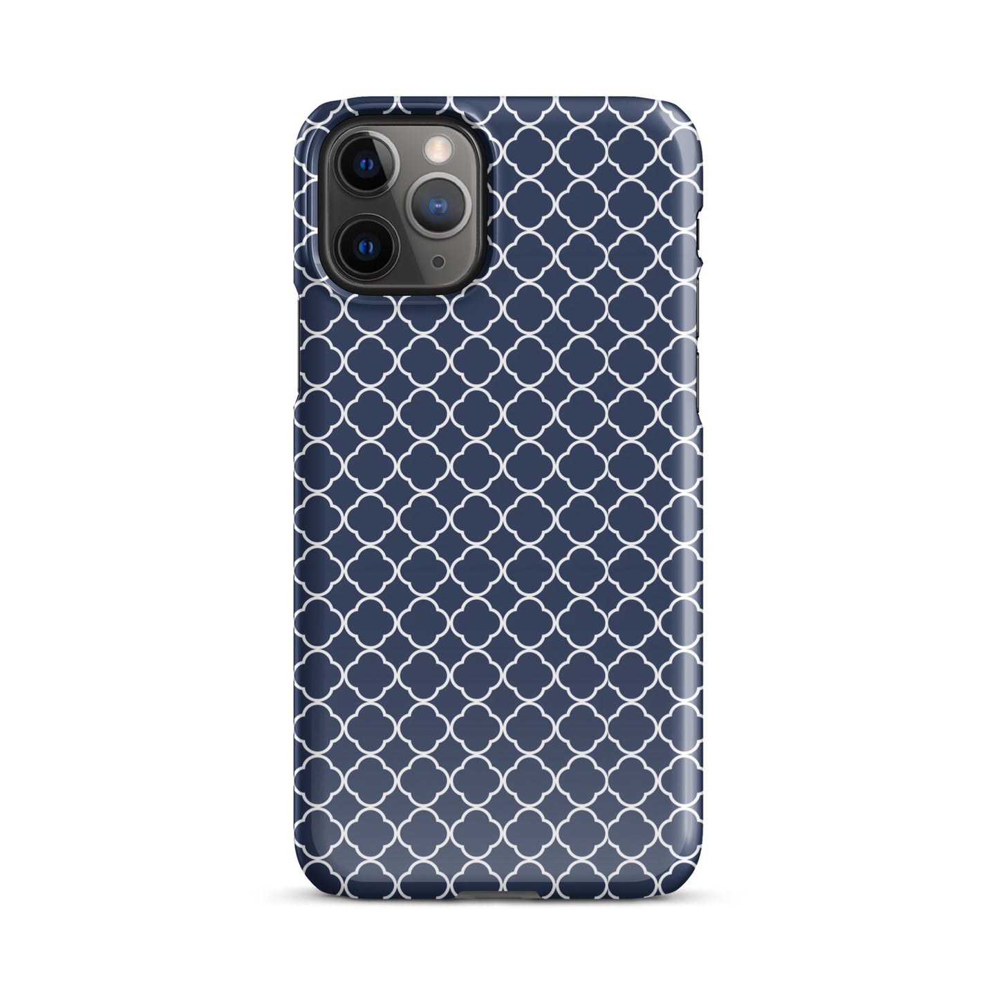 Navy Design Snap Case