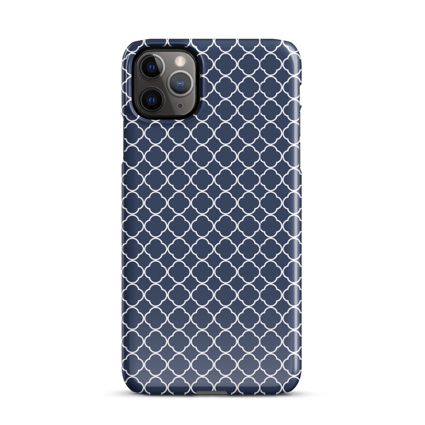 Navy Design Snap Case