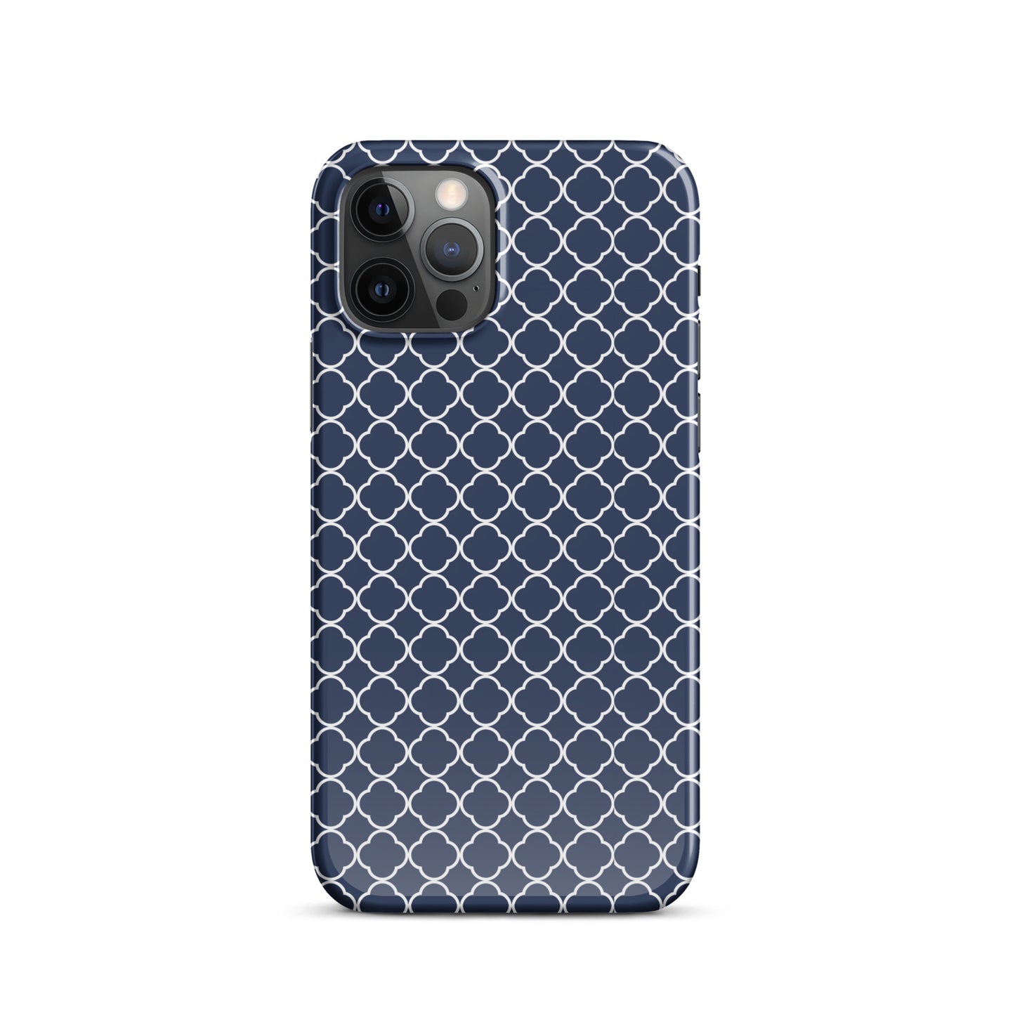 Navy Design Snap Case